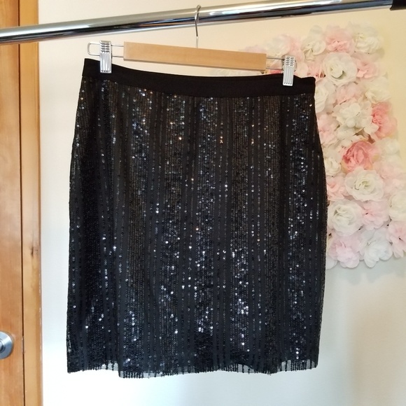 CeCe Sequin Mini Skirt - Picture 3 of 4